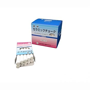 Amazon | 日本白墨工業 天神セラミックチョーク 白 80本入り CCH